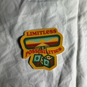 Dutch Bros Limitless Possibilities Dice Sticker